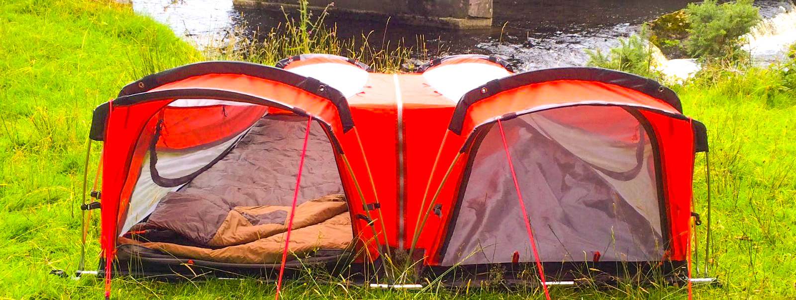 Crua Hybrid - a new hammock-tent can be mounted on the ground as well as  suspended