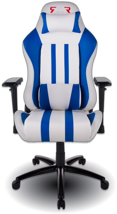 Геймерське крісло GT Racer X-2608 White-blue