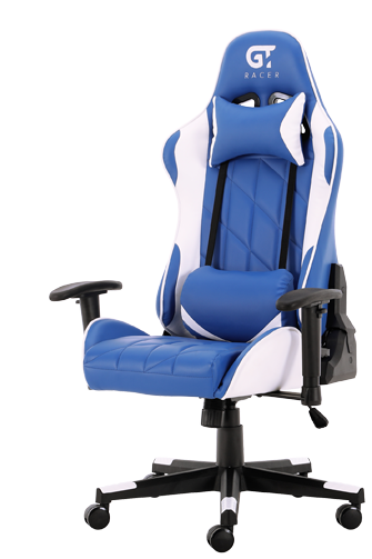 Gaming chair GT Racer X-2579 Blue/White
