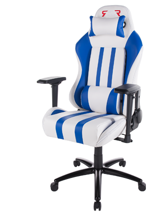 Геймерське крісло GT Racer X-2608 White/Blue