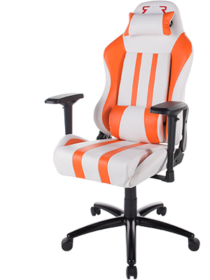Геймерське крісло GT Racer X-2608 White/Orange