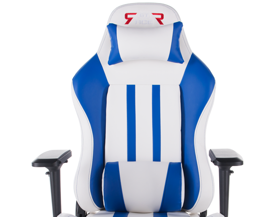 Геймерське крісло GT Racer X-2608 White/Blue