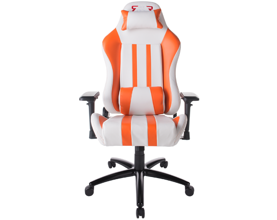 Геймерське крісло GT Racer X-2608 White/Orange
